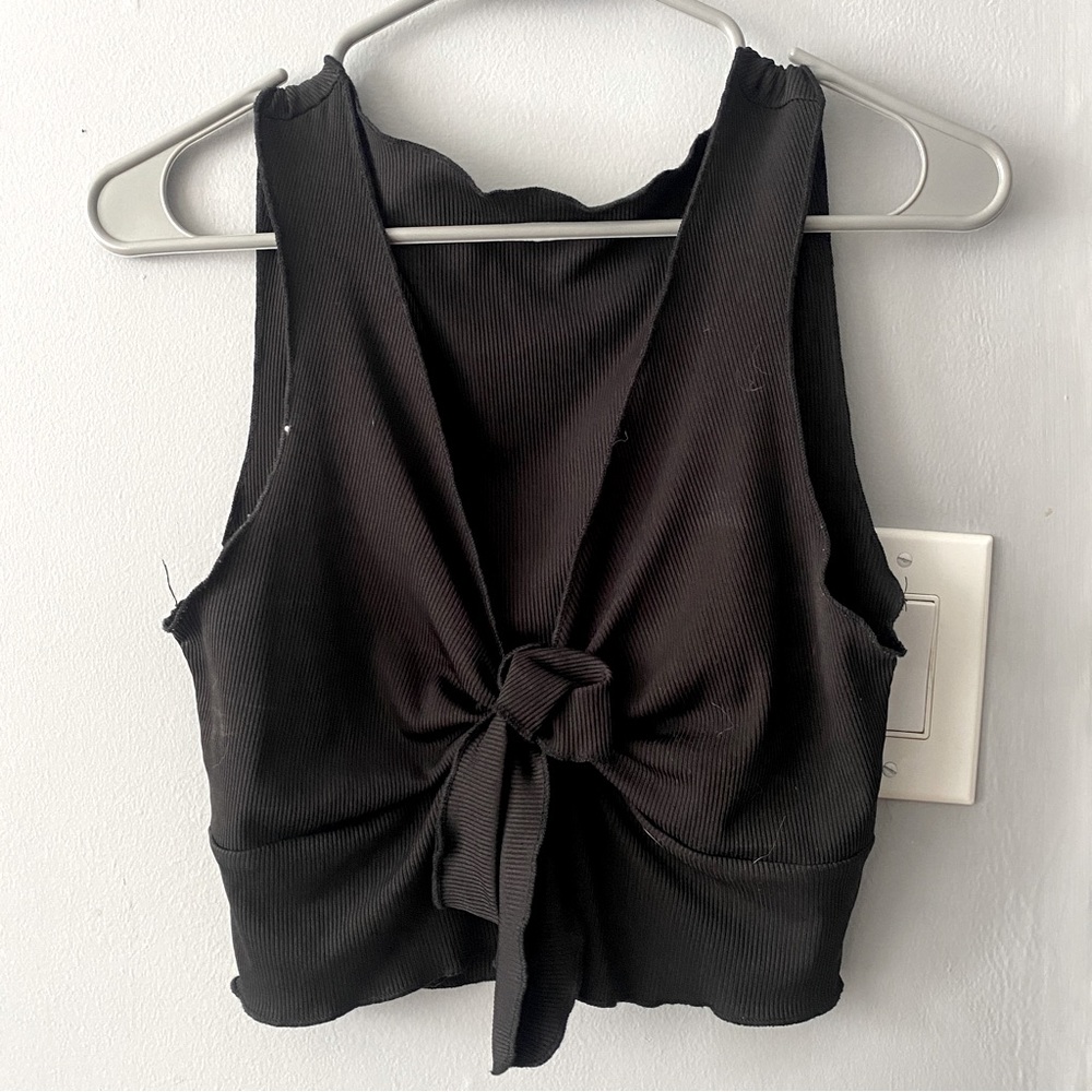 Black Crop Top